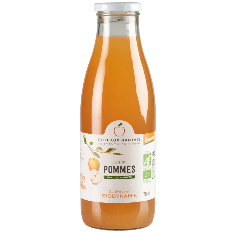 JUS DE POMMES BIO ET DEMETER