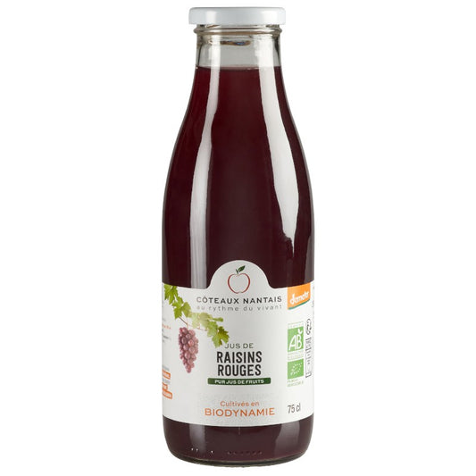 JUS DE RAISINS ROUGES BIO ET DEMETER