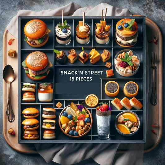 COCKTAIL « SNACKNSTREET » 18 PIÈCES